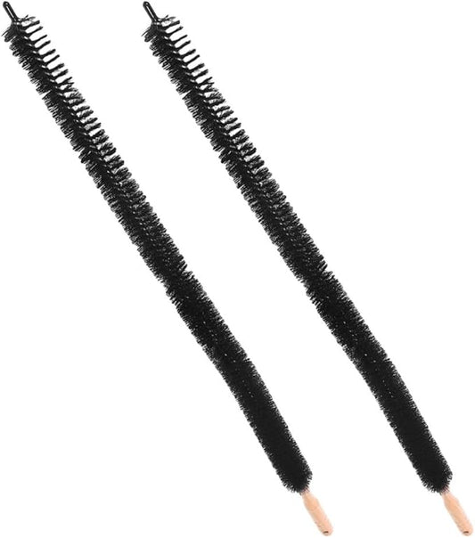 Housoutil Washing Machine Cleaning Brush and Dryer Vent Duct Cleaner Set, Long Handle Multi-Purpose Flexible Scrub Brush for Front Load Washer and Dryer Pipe Maintenance, 2 Pieces
