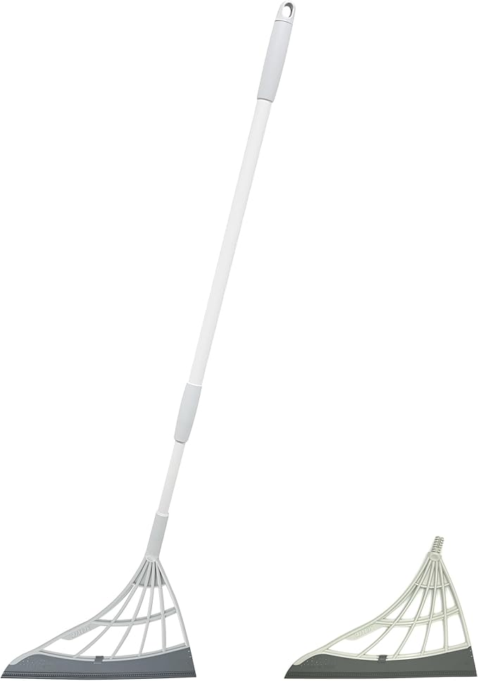 Broombi with Extra Replacement Broom Head (Grey)