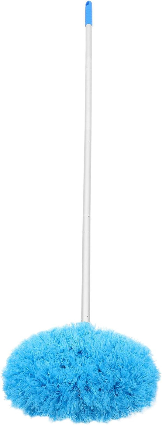 NOLITOY Extendable Aluminum Duster Pole, 58 Inch Ceiling Fan & Wall Cleaner Round Brush Multifunctional Lightweight Dust Remover for Home & Office