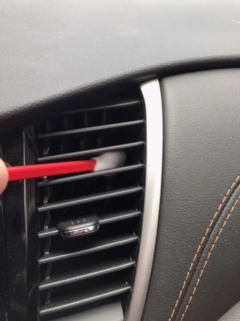 SWAB-ITS® Car Care Cleaning & Detailing Foam Swabs – 12-Piece Reusable, Lint-Free Auto Detailing Set | Precision Interior & Exterior Cleaning | Made in USA (88-8220)