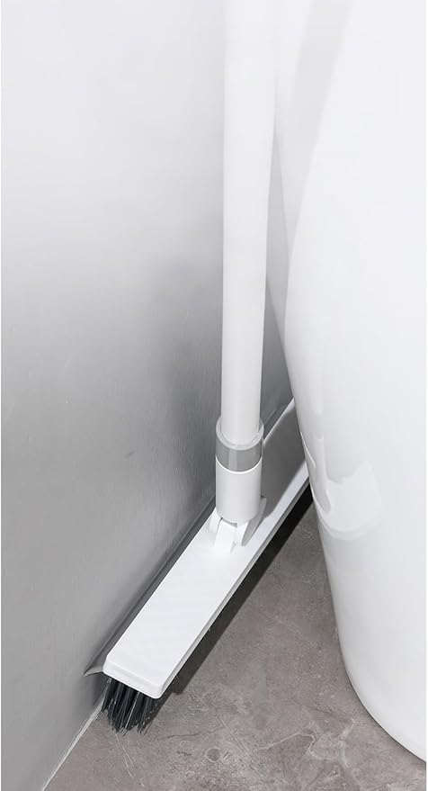 Telescopic Floor Brush with Long Handle, Adjustable Gap Cleaning Tool for Bathroom, Tile, Corner, Wall with Hard Bristles