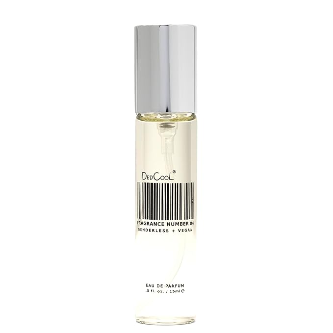 DedCool Eau de Parfum (04-0.5 fl oz) With Notes of Fig, Black Pepper, Patchouli, Perfume for Men and Women, Luxury Fragrance, Long Lasting, w/Essential Oils, Non-Toxic, Fragrance For All