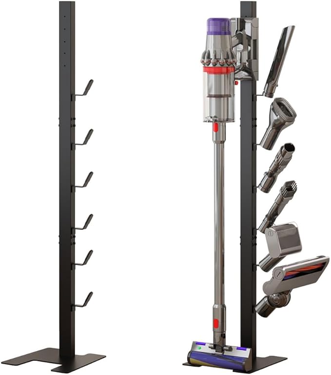 Foho Vacuum Stand Compatible for Dyson, Storage Stand Docking Station Holder Compatible With Dyson V15 V11 V10 V8 V7 V6 Cordless Vacuum Cleaners & Accessories