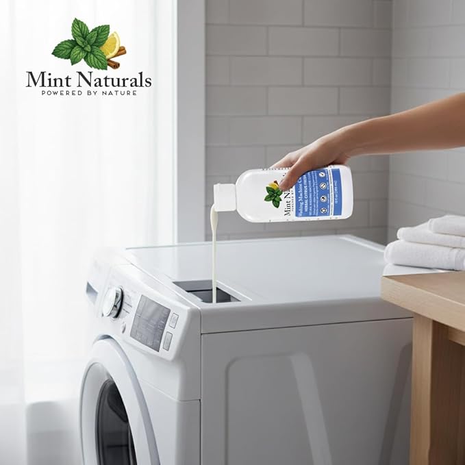 Clean Cycle Washing Machine Cleaner & Deodorizer – HE Front & Top Load Washer Odor Remover – 12 oz Made in USA