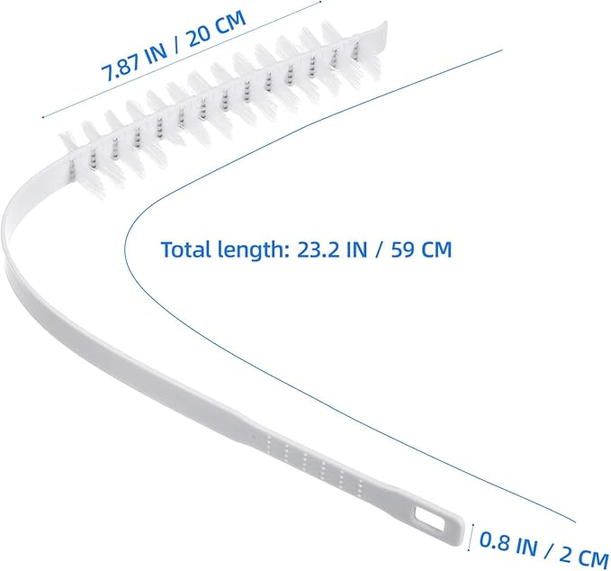 Washer and Dryer Washing Machine Cleaner Rolling Washing Machine Cleaning Brush Flexible Refrigerator Coil Cleaning Brush Washer Drum Brush for Home Dryer Vent Cleaner Kit