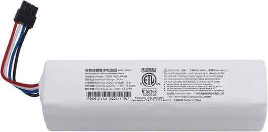 Original P2008-4S2P-MMBK Battery Accessories for Dreame F9/D9/D9 Pro/D9 Max/L10 Pro/Z10 Pro/Dreame L10S Ultra Vacuum Cleaner 14.4V 5200mAh