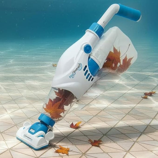 Cordless Robotic Pool Cleaner, Automatic Pool Vacuum with 60 Mins Runtime, Dual-Drive Powerful Suction & Self-Parking Technology, IPX8 Waterproof, Ideal for Above/In-Ground Flat Pools up to 540 Sq.ft