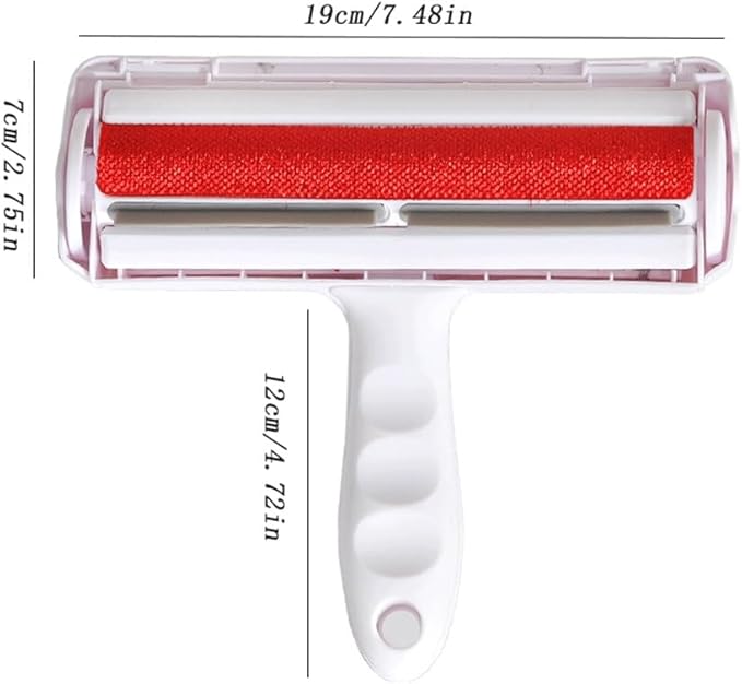 Reuseable Hair Remover - Pet Hair Roller for Cat, Dog，Couch, Furniture, Carpet and Bedding, Portable Lint Rollers - Perfect Cat Dog Fur Remover Tool (Color : Orange)