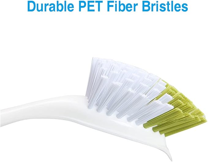 Dish Brush, Dish Scrubber & Kitchen Scrub Brush for Dishes, Pots, Pans, Sink, Cast Iron, Yellow-green 20 Pack