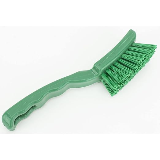 SPARTA 41395EC09 Plastic Scrub Brush, Detail Brush, Kitchen Brush With Hanging Hole For Cleaning, 7 Inches, Green