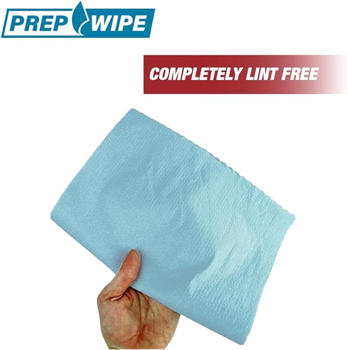 Lint Free Cleaning Towels Pack of 100 Sheets 9" x 17" (BLUE)