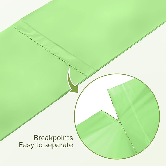 Eargardin 5 Gallon Trash Bags Compostable Compost Small Garbage Bag Extra Thick 0.78 Mil for Kitchen Bathroom BPI Certified 45 Counts, Green