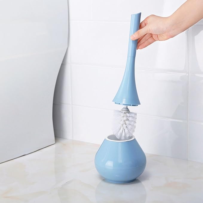 Toilet Brush with Holder, INCHANT Bathroom Detachable Toilet Brush - Blue