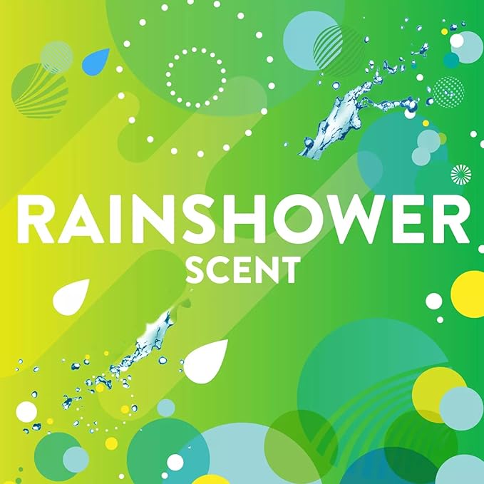 Scrubbing Multi Surface Bathroom Cleaner, Rainshower Scent, Grime Fighter, 25 Fl Oz (Pack of 2) Bundled with Magic Eraser Extra Durable Scrubber Sponge