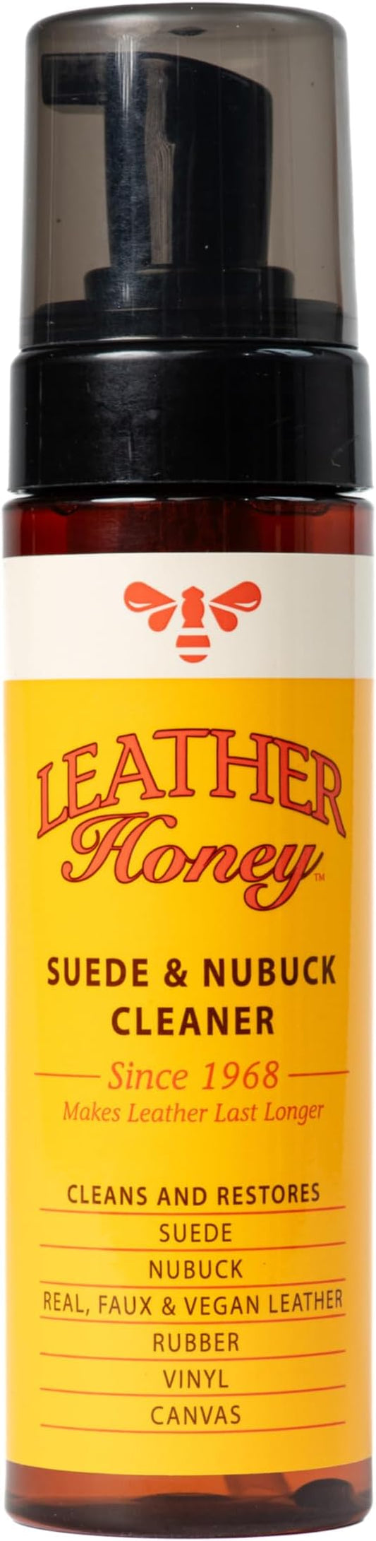 Leather Honey Suede Cleaner: Non-Toxic Suede & Nubuck Care, Made in the USA Since 1968. Clean and Restore Suede & Nubuck Shoes, Boots, Jackets, Uggs, Bags, Purses and More. Safe for Any Color & White