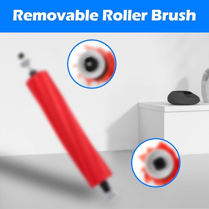 Geborn Accessories for Roborock S7 MaxV Ultra / S7 Pro Ultra Vacuum Cleaner - Replacement Parts Inc. 2 Roller Brush, 2 Self-Cleaning Brush, 5 Filters, 8 Side Brushes, 4 Mopping Cloths, 4 Dust Bags