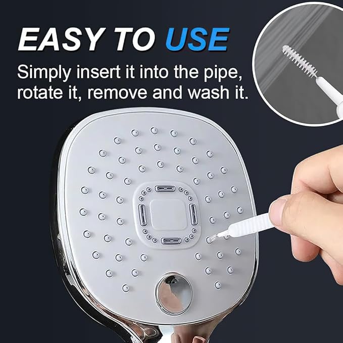 Upgrade Shower Head Cleaning Brush, Gap Hole Anti-Clogging Cleaning Brush, Shower Head Cleaner Picks Brush Tiny Cleaning Brush for Shower Head, Multifunction Shower Head Cleaning Brushes (30PCS)