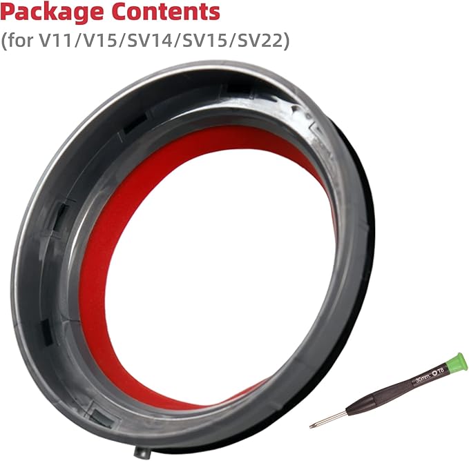 Dust Bin Bucket Top Fixed Sealing Ring Replacement for Dyson V11 V15 SV14 SV15 SV22 Vacuum Cleaner Accessories Assembly