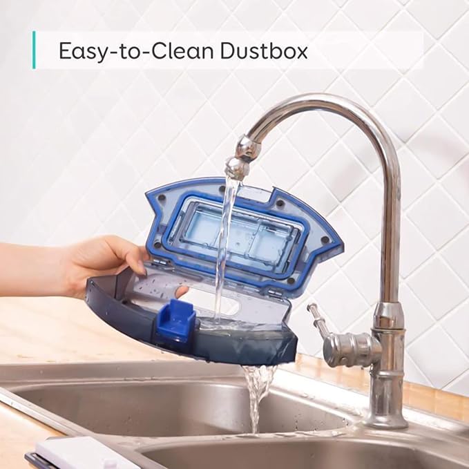 Garbage fighter Dust Bin Box for Eufy RoboVac 11S, 30, 30C, 12, 15C, 35C, G30 Robot Vacuum Cleaner Part Accessories - High-Capacity Replacement Dustbin for Improved Robot Vacuum Performance