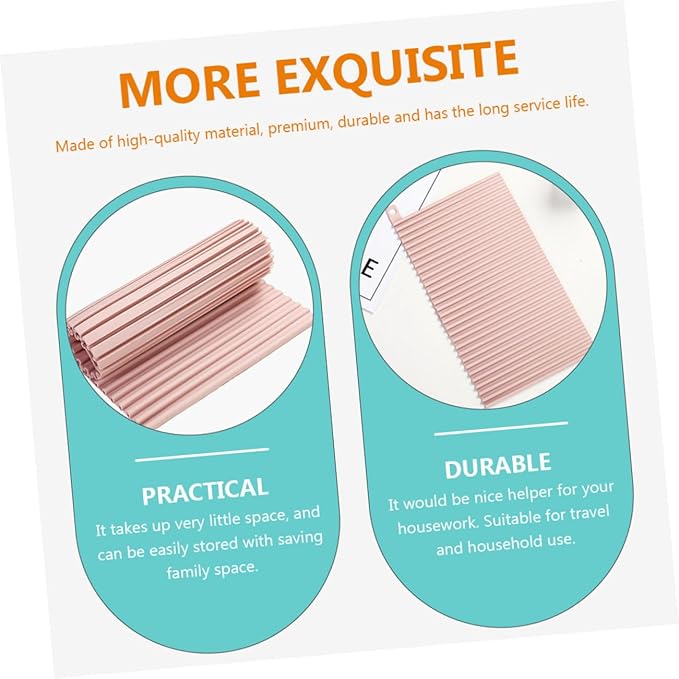 Household Non- Washboard Portable Soft Washing Board for Laundry for Travel and Home Use and Lightweight for Washing Underwear and Bras