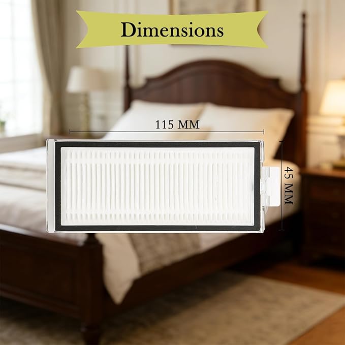4 Pack Q7 Filter Replacement, Washable Filter for Roborock Q7,Q7+,Q7 Max,Q7 Max+ Q8,Q8 Max,Q8 Max+,Q5 Pro,Q5 Pro+,Q5 Max+ Robot Vacuum Cleaner Accessories