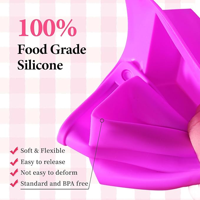 3 Pack 12-Cavity Silicone Granola Bar Molds, Rectangle Protein Bar Mold Silicone Baking Molds for Baking Chocolate Bar, Cereal Bar, Cheesecake, Brownies, Energy Bars, Candy Bar