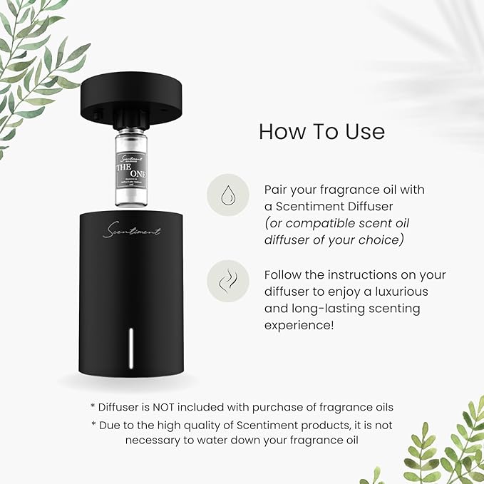 Scentiment Diffuser Oil - Fresh Rain | Aromatherapy Home Fragrance | Inspired by Marriott® Hotels | Luxurious Scent with Notes of Fresh Grapefruit and Crisp Red Currant, (500mL)