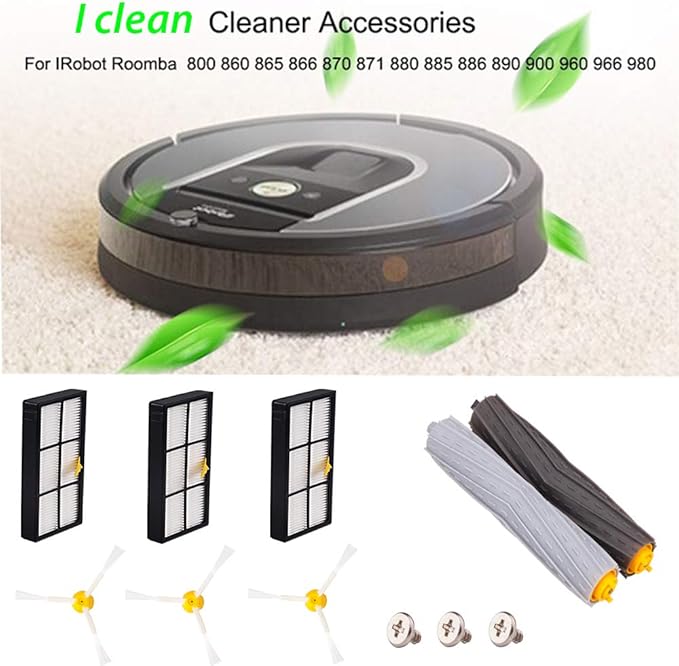 I clean Replacement iRobot Roomba Parts, For Roomba 980 960 880 870 860 805 (800&900 series)