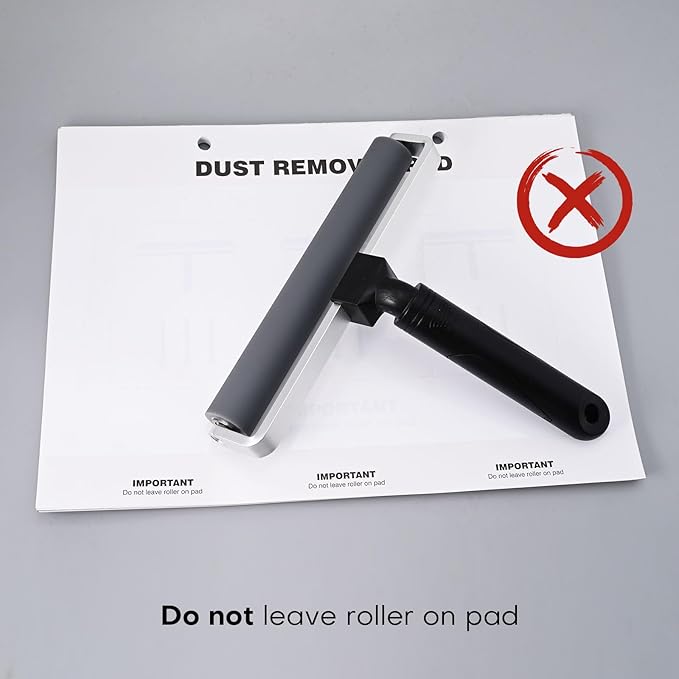 NEWISHTOOL 30 Sheets Cleanroom Dust Removal Pad Sticky Paper, Self-Sticky Paper Sheet Adhesive Dust Collection Clean Pad for Cleaning Dust/Dirt/Lint, Sponge/Silicone/Anti-Static Roller Cleaning Mats