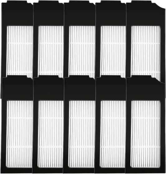 10 Pack Replacement Filter Compatible for ECOVACS DEEBOT X1 Omni / X1 TURBO Robot Vacuum Accessories HEPA Filter Replacement Parts