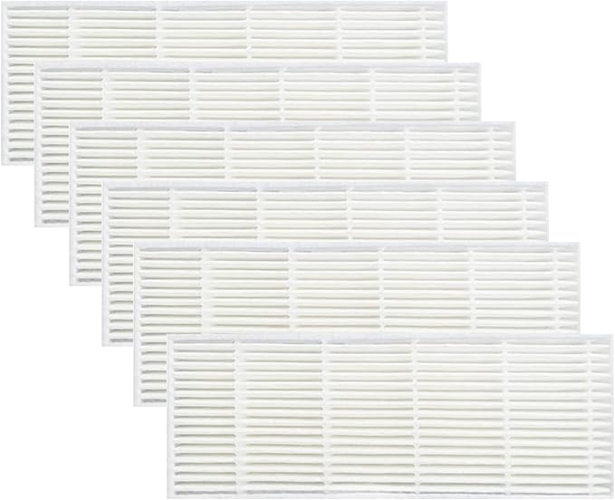 6PCS Replacement Parts HEPA Filter Fit For Lefant M200/201/501/520/T700 Robot Vacuum Cleaner Accessories