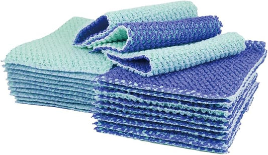 Kuwish Heavy Duty Non-Scratch Double Sided Soft Scrubber for Dish Scrubber for Dishes & Pots (3Pcs) - Best Replacement dishwashing Sponge - Try Our Alternative Dish Washing Korea Made