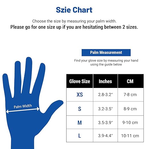 JMU Nitrile Gloves Large Bulk 2000 Count, 3.5 Mil Disposable Gloves Latex-Free, Violet Blue