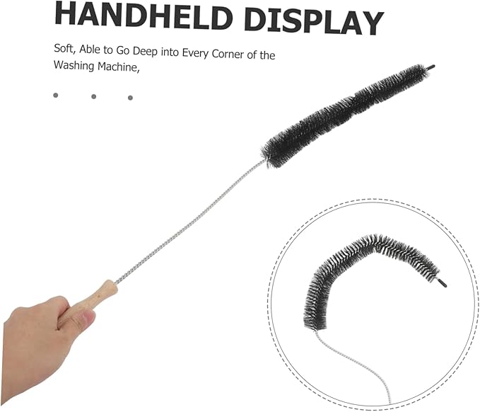 CIYODO Washer Cleaning Brush Long Handle Universal Washer Tubing Cleaner Dryer Vent Brush for Efficient Coil Cleaning for Home Appliances