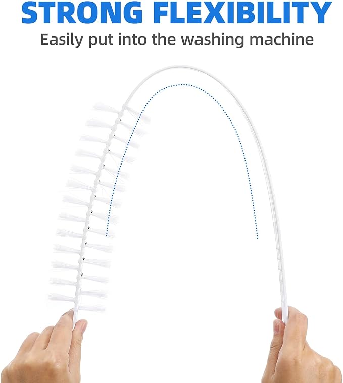 Zerodeko 2pcs Washing Machine Cleaning Brushs, Front Load Washer Clean Brushs Load Washer Drum Washing Machine Tools, 23. 58x1. 77x0. 79inch