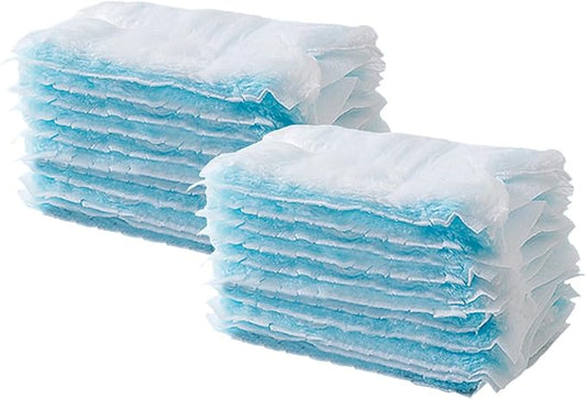 Faliuepe Disposable Dusters Refills 180 Heavy Duty Duster Refills Blue Electrostatic Duster Heads for Cleaning Multi-Surface-20Counts