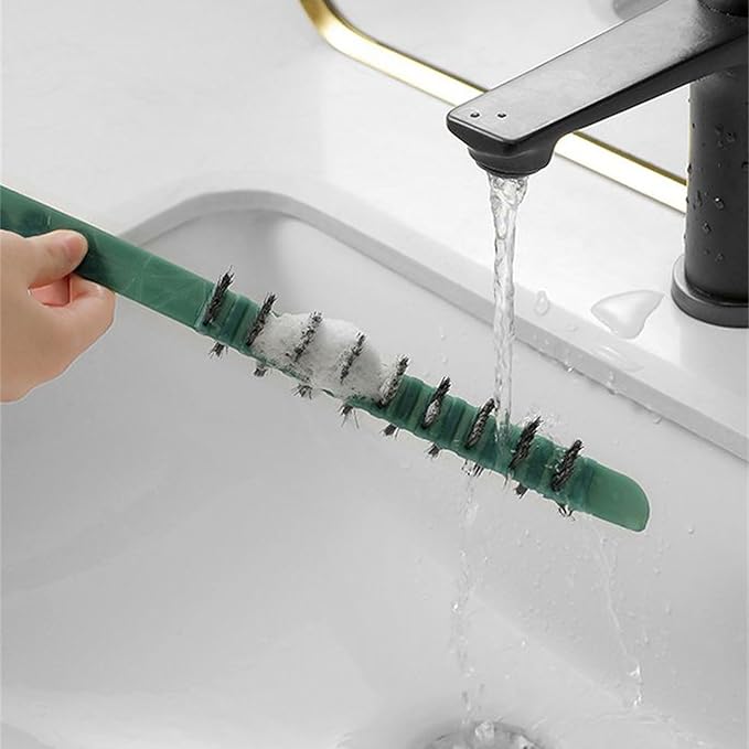 Bydezcon Washing Machine Cleaning Brush for Inner Cylinder of Drum Remove Flexible Cleaner Brush Household Cleaning Tool Washing Machine Cleaner, Green