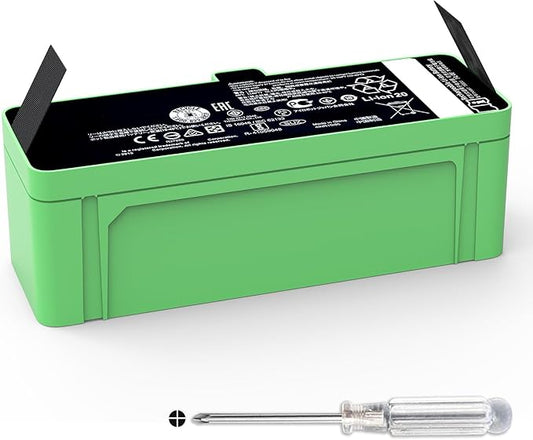 Dentsing Upgraded 3300mAh Replacement Battery 1800LI for iRobot Roomba 500/600/700/800/900 Series Compatible with Roomba 895 890 877 695 690 680 677 675 670 665 640 960 965 970 860 850 805 4376392