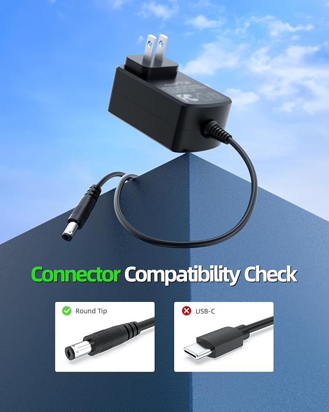 Dexpt Charger Fit for Prettycare Cordless Vacuum Cleaner W200 W400 W300 W100 P4 P3 P1 Cordless Stick Vacuum Cleaner AC Adapter Power Cord