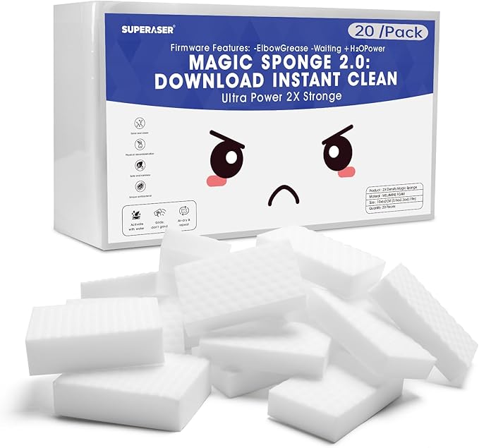 Pro-20 Deep Magic Clean Sponges, Textured for Stove Tiles