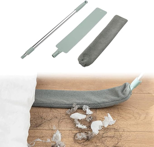 Retractable Gap Dust Cleaning Artifact |Extendable Duster Cleaning Tool for Hard-to-Reach Areas |Reusable Washable Dusting Wand for Home,Ceiling,Blinds,Under Furniture (1)