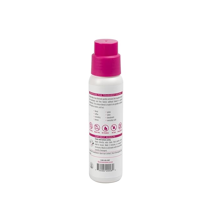 FOREVER NEW Stain Remedy Gel - Fabric Stain Remover - Built-in Brush, 7 Fl Oz