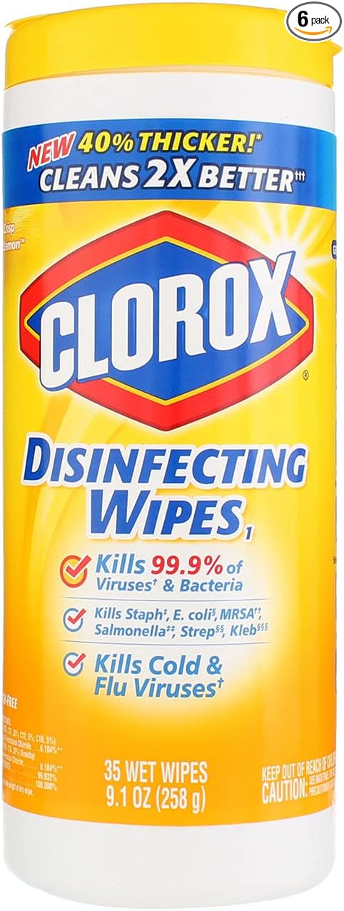 CLOROX WIPE LEMON 35CT