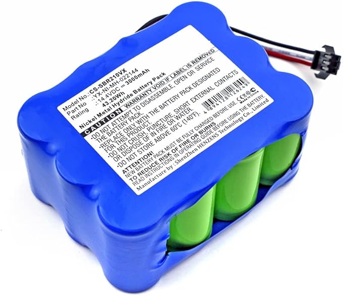 Henhaoro Vacuum Battery for Samba YX-NI-MH-022144 bObi Classic BObi Pet Robotic Vacuum Cleaner 017144-TN BQBS1000 BQBS1003 XR210 Hovo 510 Hovo 510 Plus IQX-510 710 770 510B S350