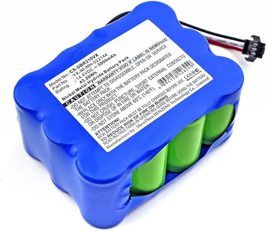 Henhaoro Vacuum Battery for Samba YX-NI-MH-022144 bObi Classic BObi Pet Robotic Vacuum Cleaner 017144-TN BQBS1000 BQBS1003 XR210 Hovo 510 Hovo 510 Plus IQX-510 710 770 510B S350