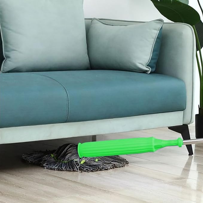 Japelessor New 2 in 1 Dehydrated Mop, Self-Wringing Twist Mops for Floor Cleaning with Folding Bucket, 360 Degree Spin Round Wall Cleaning Wet and Dry Mop, for Hardwood, Vinyl, Tile Cleaning