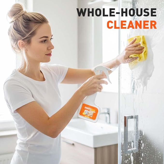 Multi-Functional Foam Cleaner, 2025 New Kitchen Cleaner, Powerful Kitchen Degreaser Spray, Multipurpose Dust Grease Remover for Pots, Pans, Countertops Appliances (2)
