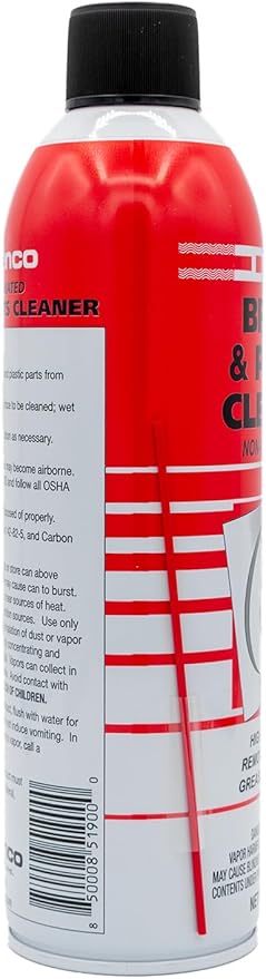 Denco #1930 Brake & Parts Cleaner - 13 OZ Net Wt - 15.3 FL OZ - 12 to 88 Pack (12)