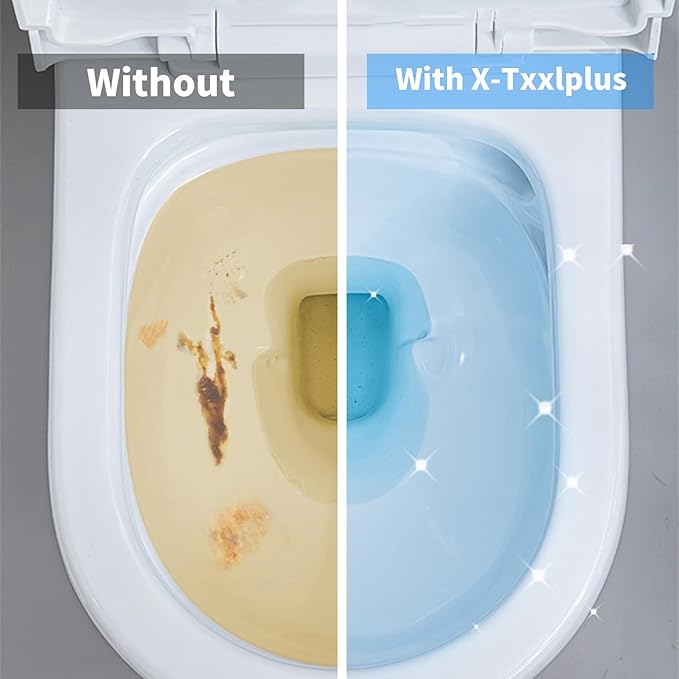 X-Txxlplus Toilet Bowl Cleaners, Toilet Cleaner, Automatic Long Lasting Continuous Toilet Bowl Cleaner, Prevent Stain Build Up Deep Clean, Each Pack for About 3 Months' Supply, Blue