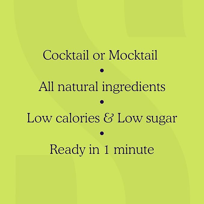 SAYSO Skinny Spicy Margarita Cocktail Sticks | Craft Cocktail or Mocktail in 1 Min, Just Add Water + Spirits (0g Sugar, 15 Calories, Vegan, Gluten-Free, Kosher, Non-GMO), 8 Single-Serve Mixers